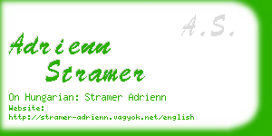 adrienn stramer business card